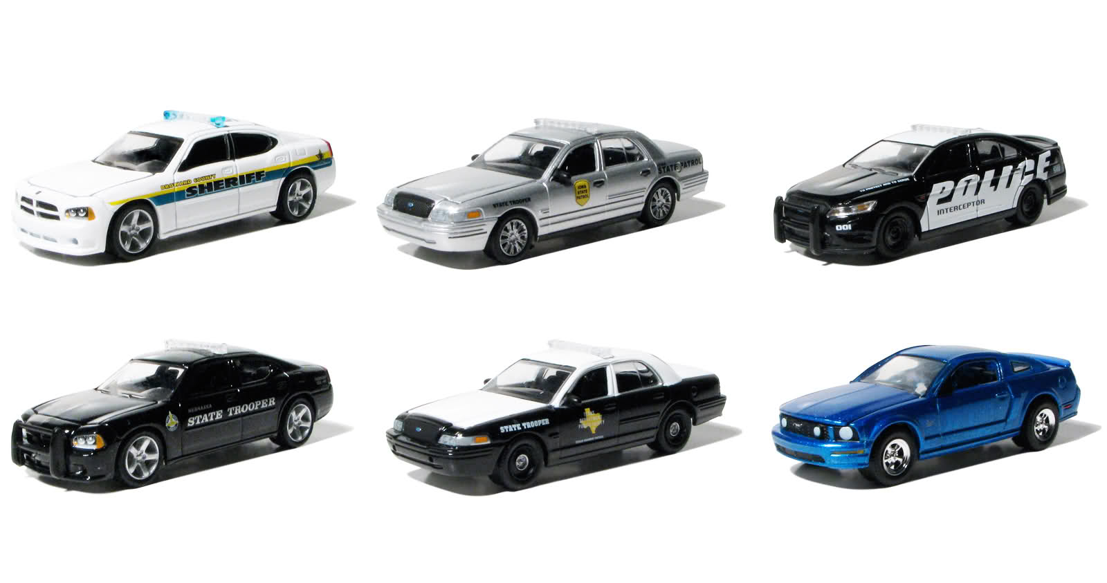 GreenLight Hot Pursuit Series 7 and. hot wheels ford crown victoria. 